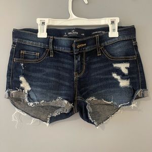 Hollister Low Rise Distressed Short Short